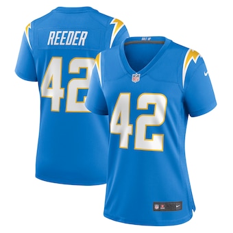 womens nike troy reeder powder blue los angeles chargers gam